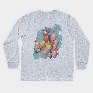 Eiko Carol and Moogles Kids Long Sleeve T-Shirt